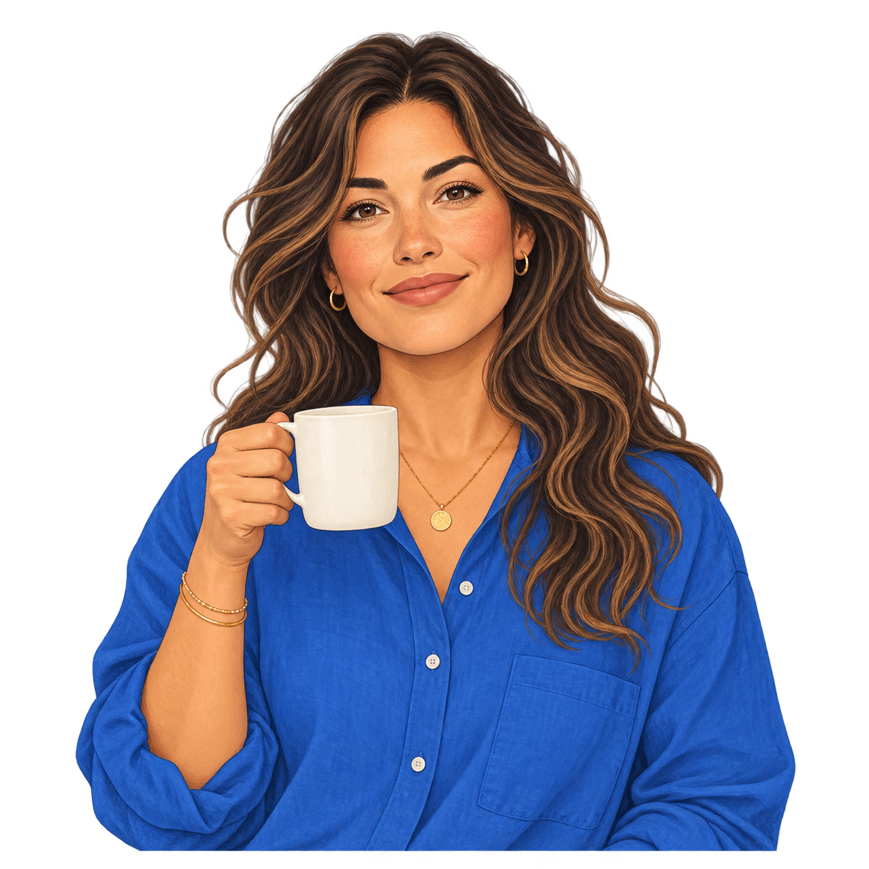The entrepreneur with her question
